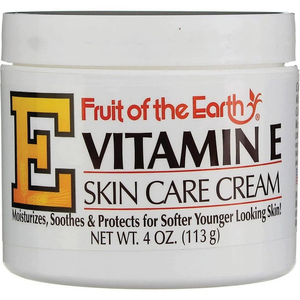Fruit of the Earth Vitamin E Skin Care Cream, 4 Oz